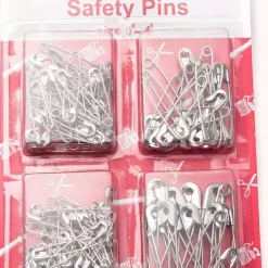 125 Piece Assorted Size Safety Pins | GoldStar Tool