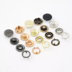 Metal Prong Ring Snaps With Button Cover | GoldStar Tool