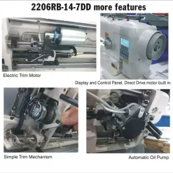 Consew 2206RB-14-7-DD Industrial Sewing Machine | GoldStar Tool -GoldStar Tool-shop 2206RB 14 7 DDa