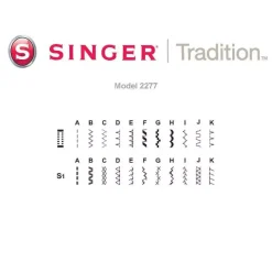 Singer Tradition 2277 Sewing Machine | GoldStar Tool 14 Singer Tradition 2277 Sewing Machine | GoldStar Tool -GoldStar Tool-shop 2277 stitch chart 1 attach
