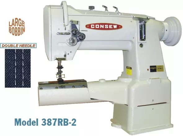Consew 387RB-2 Sewing Machine With Table And Servo Motor | GoldStar Tool 2 Consew 387RB-2 Sewing Machine With Table And Servo Motor | GoldStar Tool - Image 2