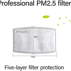 PM2.5 Adult Activated Carbon Filters For Face Masks | GoldStar Tool