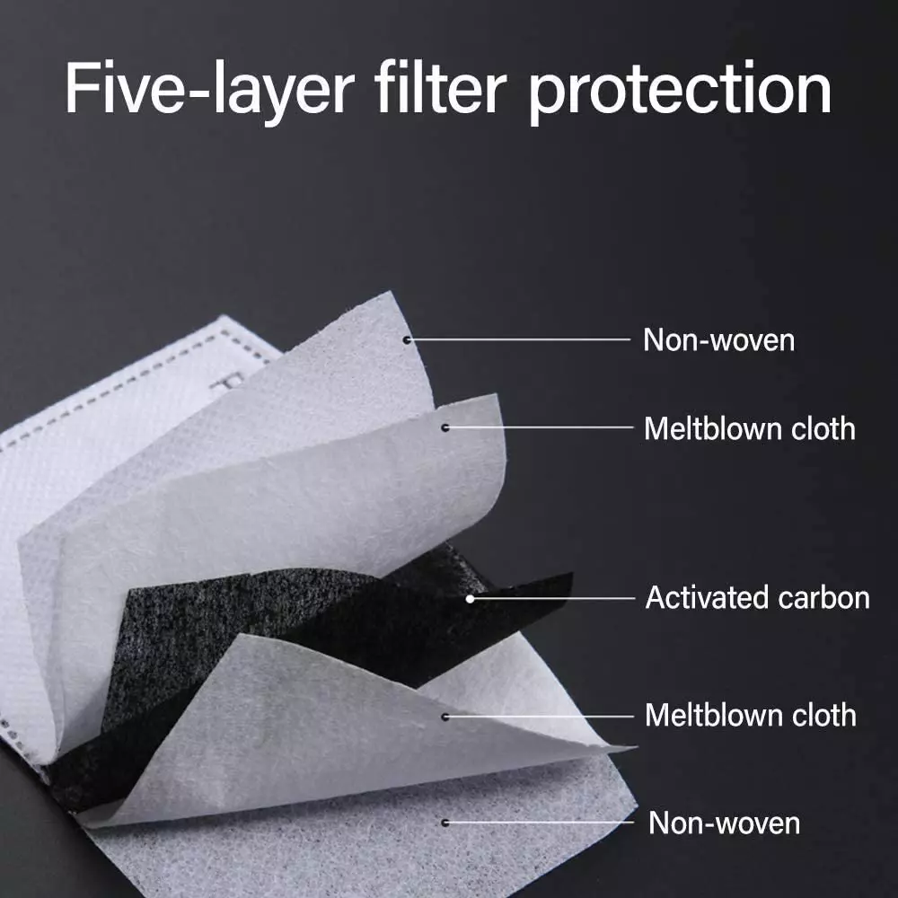 PM2.5 Adult Activated Carbon Filters For Face Masks | GoldStar Tool 3 PM2.5 Adult Activated Carbon Filters For Face Masks | GoldStar Tool - Image 3