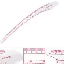 Clear Plastic French Curve Ruler 20" | GoldStar Tool
