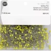 Dritz 1310 Quilting Pins - Yellow 1 3/4" 500 Pieces | GoldStar Tool