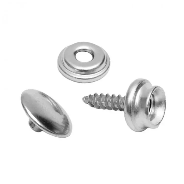 Nickel Cloth-to-Surface "Gypsy" Snap Fastener | GoldStar Tool 1 Nickel Cloth-to-Surface "Gypsy" Snap Fastener | GoldStar Tool
