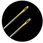 Donwei Magnetic Needle Case, With 12 Gold Plated Sewing Needles | GoldStar Tool