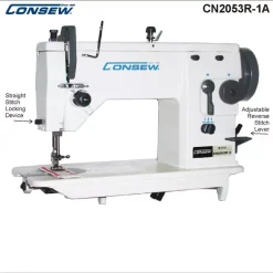 Consew CN2053R-1A Sewing Machine With Table And Servo Motor | GoldStar Tool -GoldStar Tool-shop CN2053R 1A 1