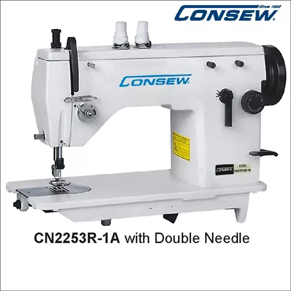 Consew CN2053R-2A 3 Step Zig-Zag Lockstitch Industrial Sewing Machine With Table And Servo Motor | GoldStar Tool 3 Consew CN2053R-2A 3 Step Zig-Zag Lockstitch Industrial Sewing Machine With Table And Servo Motor | GoldStar Tool - Image 3