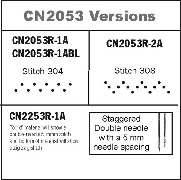 Consew CN2053R-2A 3 Step Zig-Zag Lockstitch Industrial Sewing Machine With Table And Servo Motor | GoldStar Tool 5 Consew CN2053R-2A 3 Step Zig-Zag Lockstitch Industrial Sewing Machine With Table And Servo Motor | GoldStar Tool - Image 5