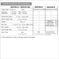Consew CN2053R-1A Sewing Machine With Table And Servo Motor | GoldStar Tool -GoldStar Tool-shop CN2053R 1A 6 1
