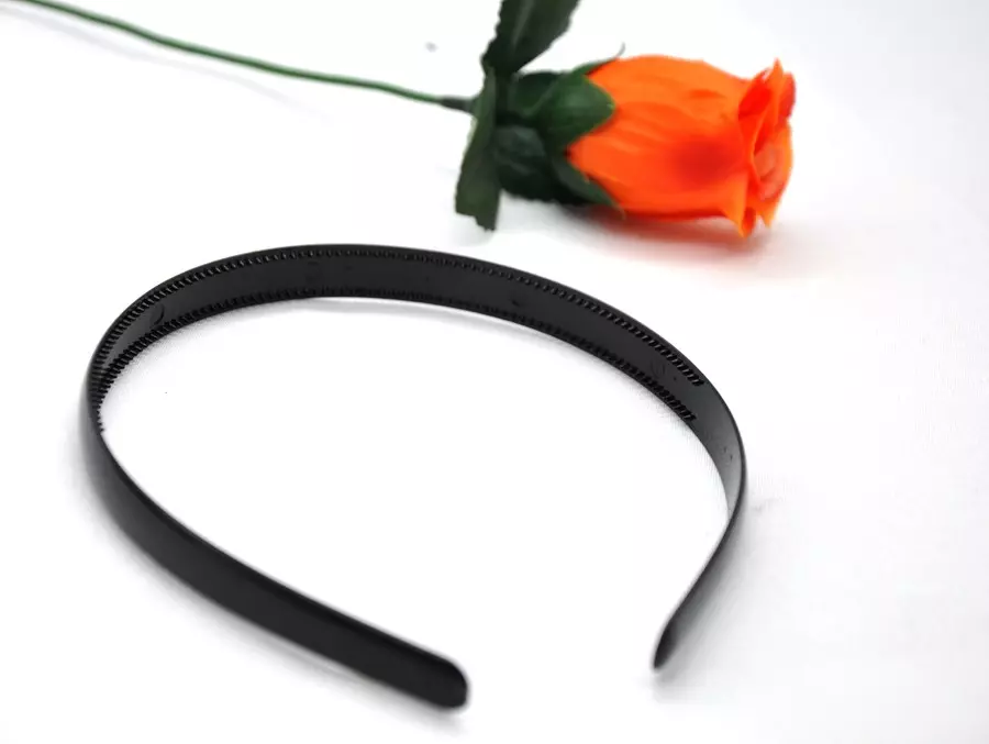 Black Plastic With Inner Teeth Headbands 12 Pack | GoldStar Tool 1 Black Plastic With Inner Teeth Headbands 12 Pack | GoldStar Tool