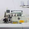 New-Tech GC-EX-5214-AT 4 Thread Overlock Industrial Sewing Machine With Table And Built-in Direct Drive Servo Motor | GoldStar Tool