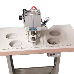 New-Tech New Tech Pneumatic Press For Grommets, Snaps, Buttons & Rivets W/Laser Pointer (1 Die Set) | GoldStar Tool