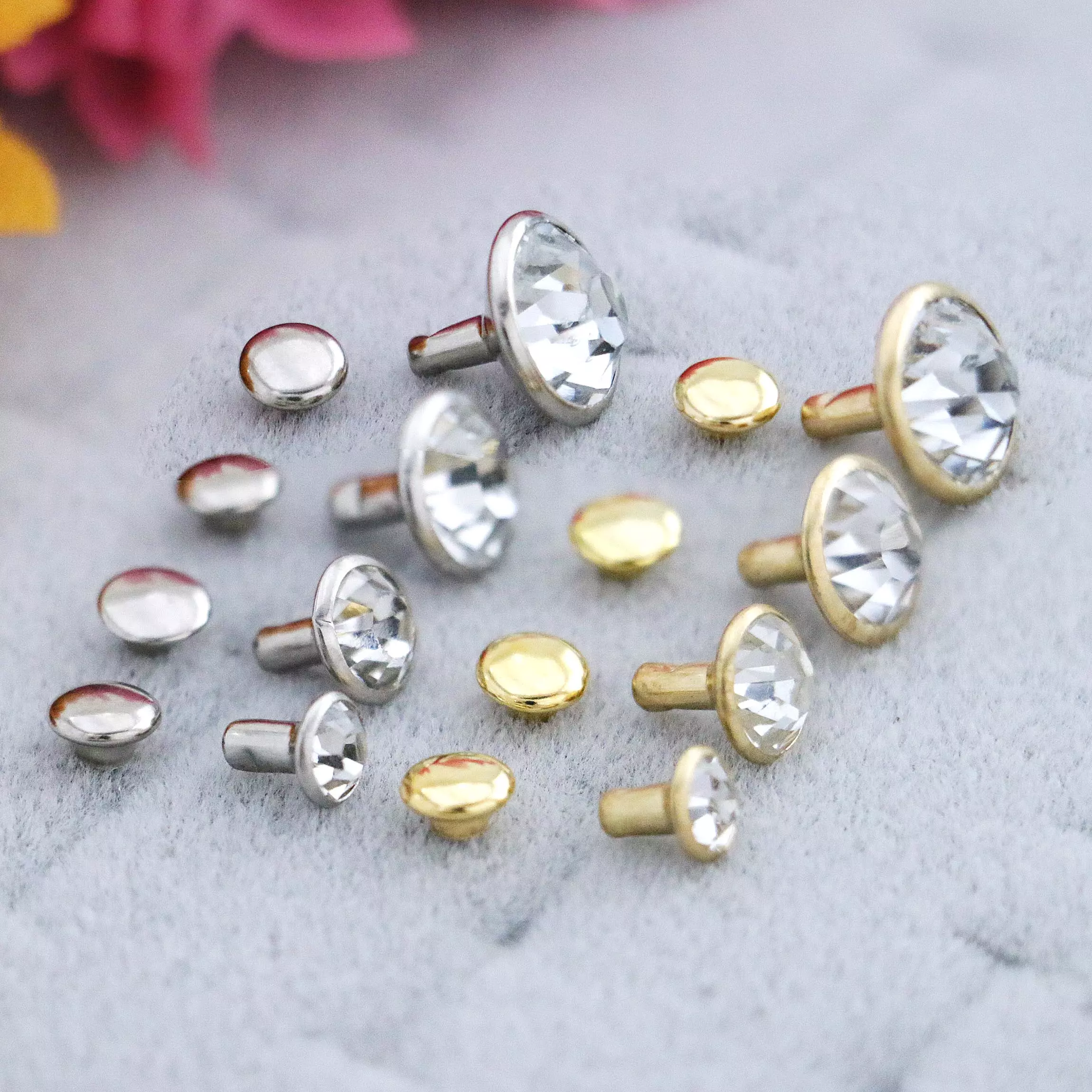 Rhinestone Rivets - Chrystal | GoldStar Tool 1 Rhinestone Rivets - Chrystal | GoldStar Tool