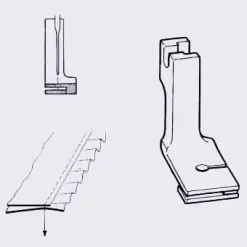 Shirring/Gathering Tape Presser Foot For Sewing Machines | GoldStar Tool -GoldStar Tool-shop P5 P5W 2