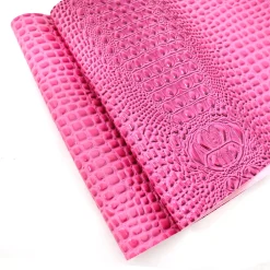 Faux Crocodile Vinyl Leather Upholstery Fabric By The Yard | GoldStar Tool -GoldStar Tool-shop Vinyl Flamingo Pink