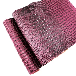 Faux Crocodile Vinyl Leather Upholstery Fabric By The Yard | GoldStar Tool -GoldStar Tool-shop Vinyl wine