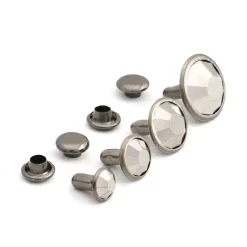 Rhinestone Rivets - Hematite | GoldStar Tool