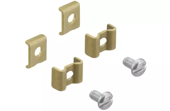 2-TERMINAL CLIPS W/GUIDES & SCREWS | GoldStar Tool 1 2-TERMINAL CLIPS W/GUIDES & SCREWS | GoldStar Tool