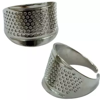 Meta The Arch Nickel Plated Ring Thimble Adjustable | GoldStar Tool 2 Meta The Arch Nickel Plated Ring Thimble Adjustable | GoldStar Tool - Image 2