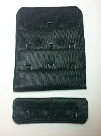 Black Bra Back Closure Hook & Eye 2" Wide | GoldStar Tool 1 Black Bra Back Closure Hook & Eye 2" Wide | GoldStar Tool