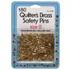 Solid Brass Quilters Safety Pins Size #0 - Dritz | GoldStar Tool