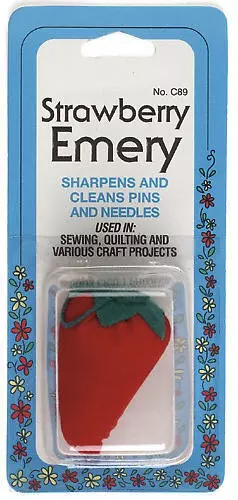 Dritz Strawberry Emery Needle Pin Cushion | GoldStar Tool 1 Dritz Strawberry Emery Needle Pin Cushion | GoldStar Tool