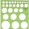 Staedtler 45 Size Combo Circle Template | GoldStar Tool