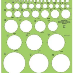 Staedtler 45 Size Combo Circle Template | GoldStar Tool