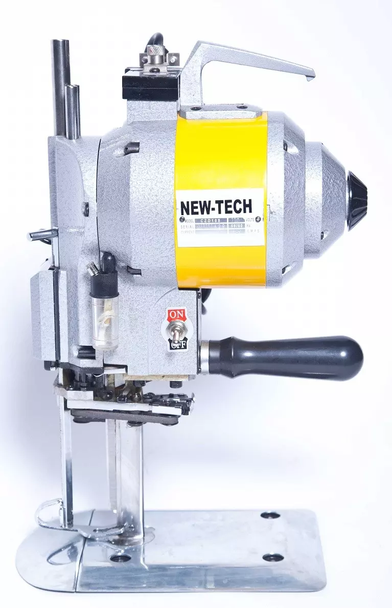 New-Tech 5" High Speed, Straight Knife Fabric Cutting Machine | GoldStar Tool 1 New-Tech 5" High Speed, Straight Knife Fabric Cutting Machine | GoldStar Tool