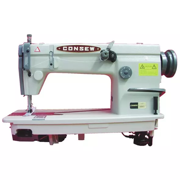Consew 326 Series Heavy Duty Double Chainstitch Sewing Machine W/ Table & Servo Motor | GoldStar Tool 1 Consew 326 Series Heavy Duty Double Chainstitch Sewing Machine W/ Table & Servo Motor | GoldStar Tool