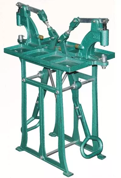 Two Station Foot Press For Grommets, Snaps, Buttons, And Rivets W/Stand | GoldStar Tool 1 Two Station Foot Press For Grommets, Snaps, Buttons, And Rivets W/Stand | GoldStar Tool
