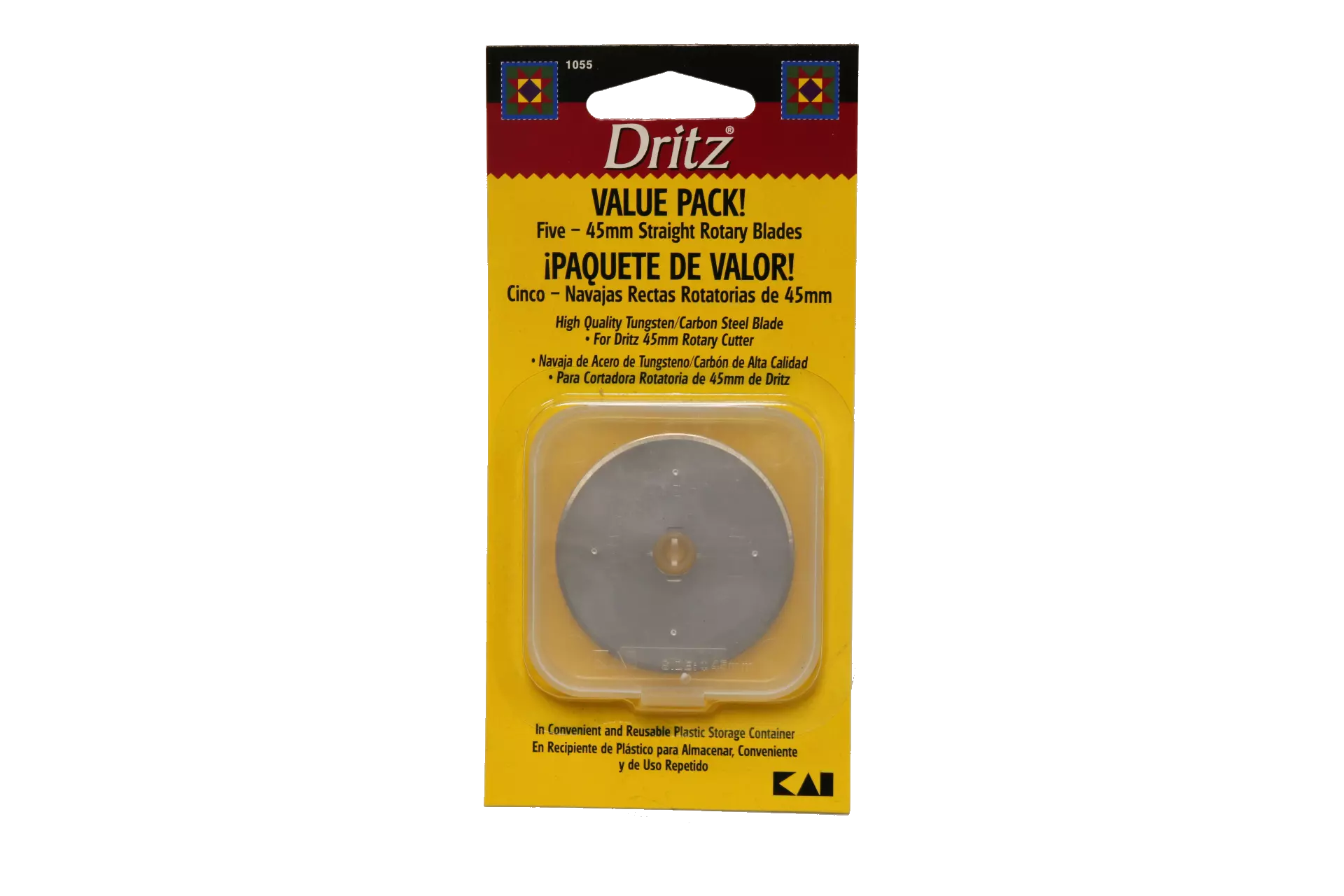 45mm Dritz Rotary Cutter Replacement Blades 5 Pack | GoldStar Tool 1 45mm Dritz Rotary Cutter Replacement Blades 5 Pack | GoldStar Tool