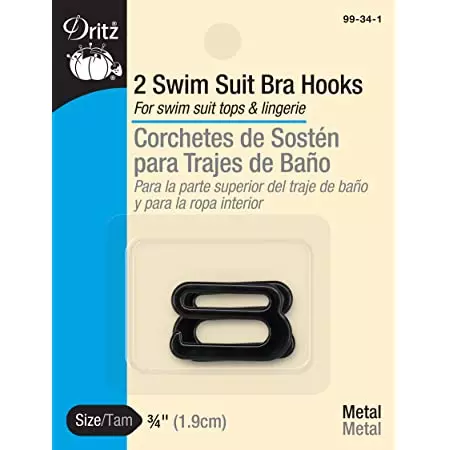 Dritz Swim Suit Bra Hooks Pack Of 2 | GoldStar Tool 2 Dritz Swim Suit Bra Hooks Pack Of 2 | GoldStar Tool - Image 2
