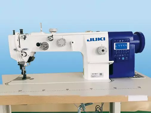 JUKI DU-1481-7 Single Needle Lockstitch Top And Bottom Feed Industrial Machine With Double-capacity Hook With Automatic Thread Trimmer With Table And Built-in Direct Drive Servo Motor | GoldStar Tool 2 JUKI DU-1481-7 Single Needle Lockstitch Top And Bottom Feed Industrial Machine With Double-capacity Hook With Automatic Thread Trimmer With Table And Built-in Direct Drive Servo Motor | GoldStar Tool - Image 2
