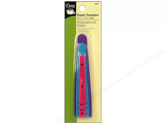 Dritz (3 Pc) Elastic Threaders | GoldStar Tool 1 Dritz (3 Pc) Elastic Threaders | GoldStar Tool