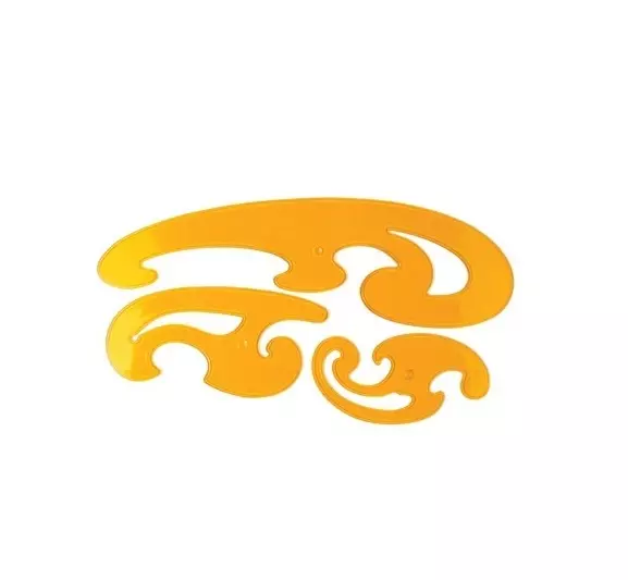 French Curve Set, C-Thru® (3 Pc) | GoldStar Tool 1 French Curve Set, C-Thru® (3 Pc) | GoldStar Tool