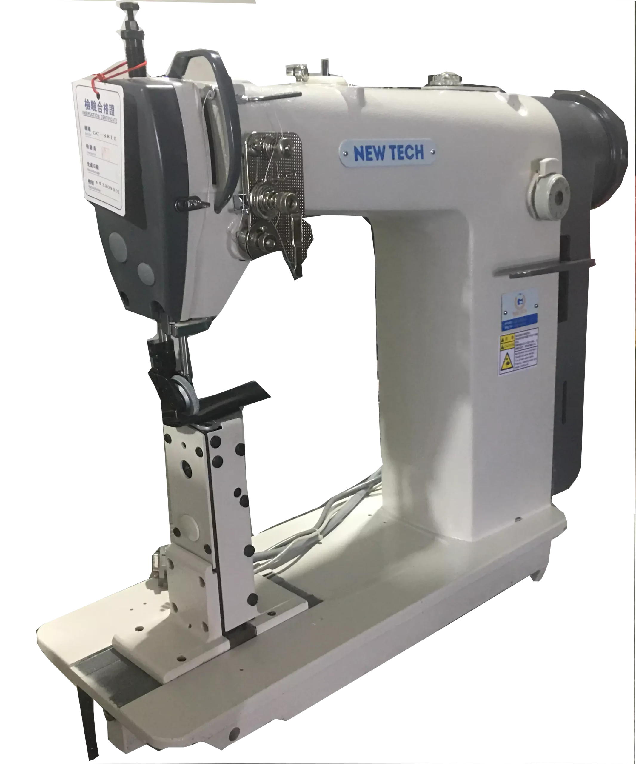 New-Tech GC-8810 Direct-Drive High-Speed Single Needle Post Bed Lockstitch Industrial Sewing Machine With Table And Servo Motor | GoldStar Tool 1 New-Tech GC-8810 Direct-Drive High-Speed Single Needle Post Bed Lockstitch Industrial Sewing Machine With Table And Servo Motor | GoldStar Tool