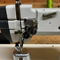 New-Tech GC-9920D High Speed, Post Bed, 2 Needle, Roller Feed, Lockstitch Industrial Sewing Machine With Table And Built-In Direct Drive Servo Motor | GoldStar Tool -GoldStar Tool-shop gc 9920c