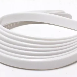 12 Pack Of White Plastic Toothless Headbands | GoldStar Tool