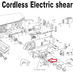 Screw For Micro Top MB-60, Emery EC-360, MB-360, Consew 501P, Bosch 1925, Eastman Rechargeable | GoldStar Tool