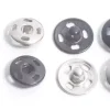 Sew-on Metal Snap Buttons - SILVER Or BLACK | GoldStar Tool