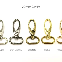 Metal Swivel Snap Hook - Egg Shaped | GoldStar Tool -GoldStar Tool-shop metalswivelsnaphook eggshaped 20mm final 2