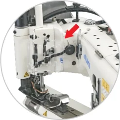 JUKI MS-3580 Series Feed-off-the-Arm 3 Needle Double Chainstitch Industrial Sewing Machine With Table And Motor | GoldStar Tool -GoldStar Tool-shop ms 3580 03 e