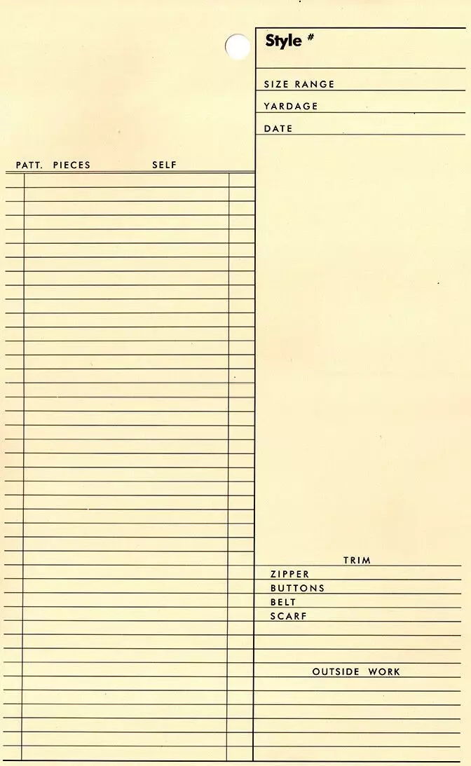 Pattern Cards | GoldStar Tool 1 Pattern Cards | GoldStar Tool