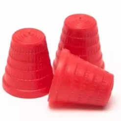 Thimbles, Plastic, Red Or Green (10 Pc) | GoldStar Tool