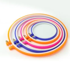 6 Piece Plastic Embroidery Hoop Set | GoldStar Tool