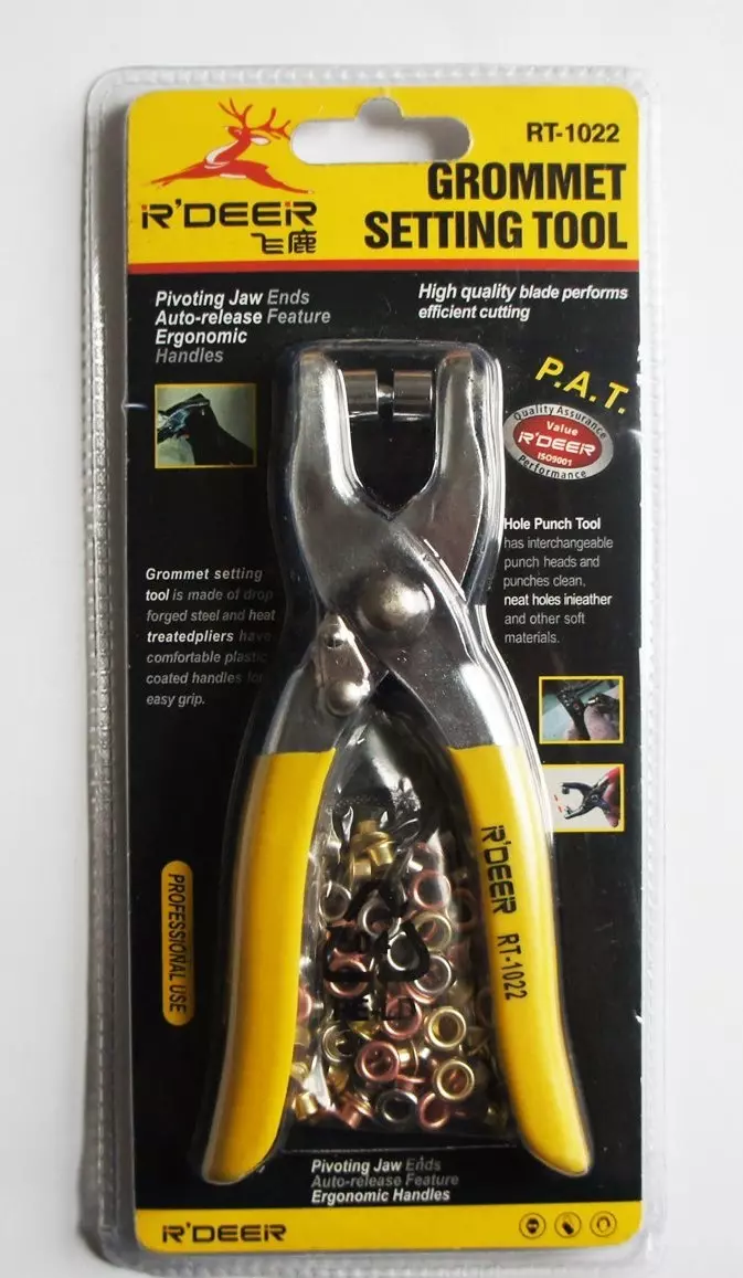 Professional Eyelet Grommet Setting Tool Kit | GoldStar Tool 1 Professional Eyelet Grommet Setting Tool Kit | GoldStar Tool