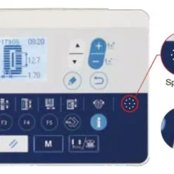 Alternative view of JUKI LBH-1790 Electronic Buttonhole Sewing Machine | GoldStar Tool